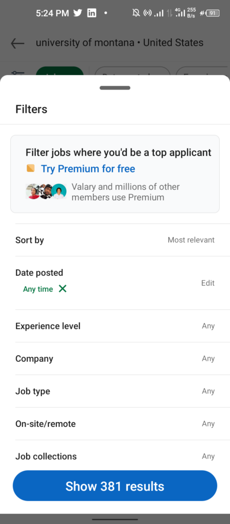 How to use linkedin for job search