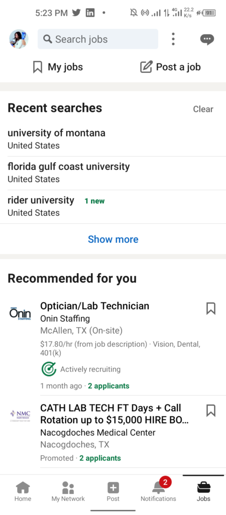 How to use linkedin for job search
